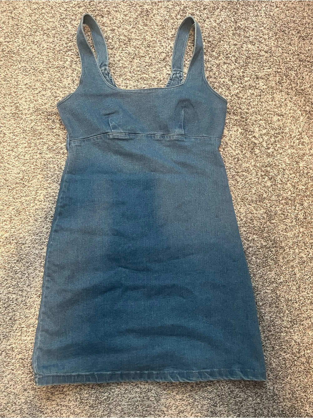 Denim Tank Dress - Blue